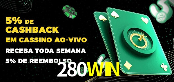 Promoções do cassino ao Vivo 280WIN